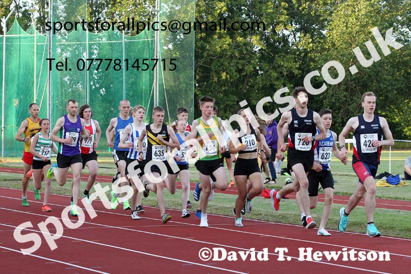 3000 metres, 2021 North East Grand Prix No.4, Monkton, Wednesday, June 30th. Photo: David T. Hewitson/Sports for All Pics